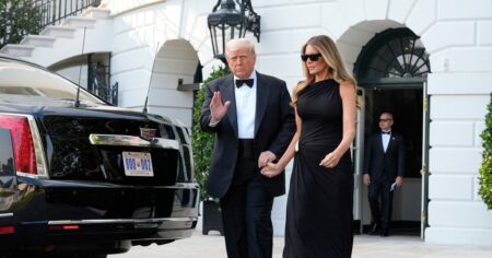 Вертоліт, на борту якого перебували Трамп з дружиною, екстрено сів: подробиці