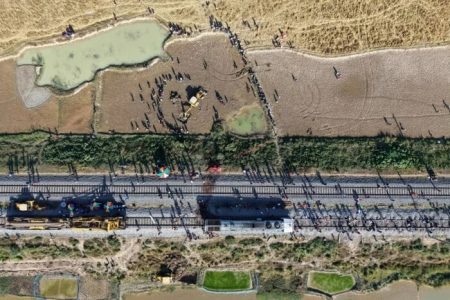 В Індії швидкісний потяг протаранив стадо зі 100 слонів