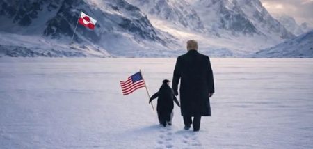 Білий дім показав створене ШІ відео з Трампом і пінгвіном біля Гренландії: в мережі сміються